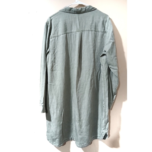 OLD NAVY Tencel Shirt Dress XL - Picture 3 of 4